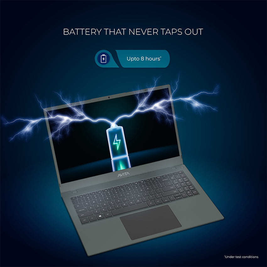 AVITA Liber E 12th Gen Intel core i3 Upto 4.40 GHz 8GB RAM 512GB SSD Expandable Upto 2TB  Windows 11 Home Thin & Light Black 1.84 Kg