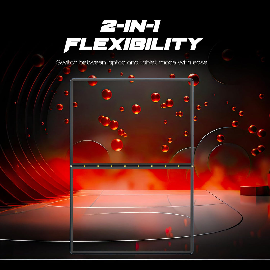 Ultimus APEX TwinX 2-in-1 Touchscreen Laptop 8 GB RAM 256 GB SSD Intel® Core™ i3-1215U, 27.8 cm x2 FHD Display, Win 11, Wi-Fi 6, Bluetooth 5.2, USB 3.2 Type-C 1.2Kg Silver