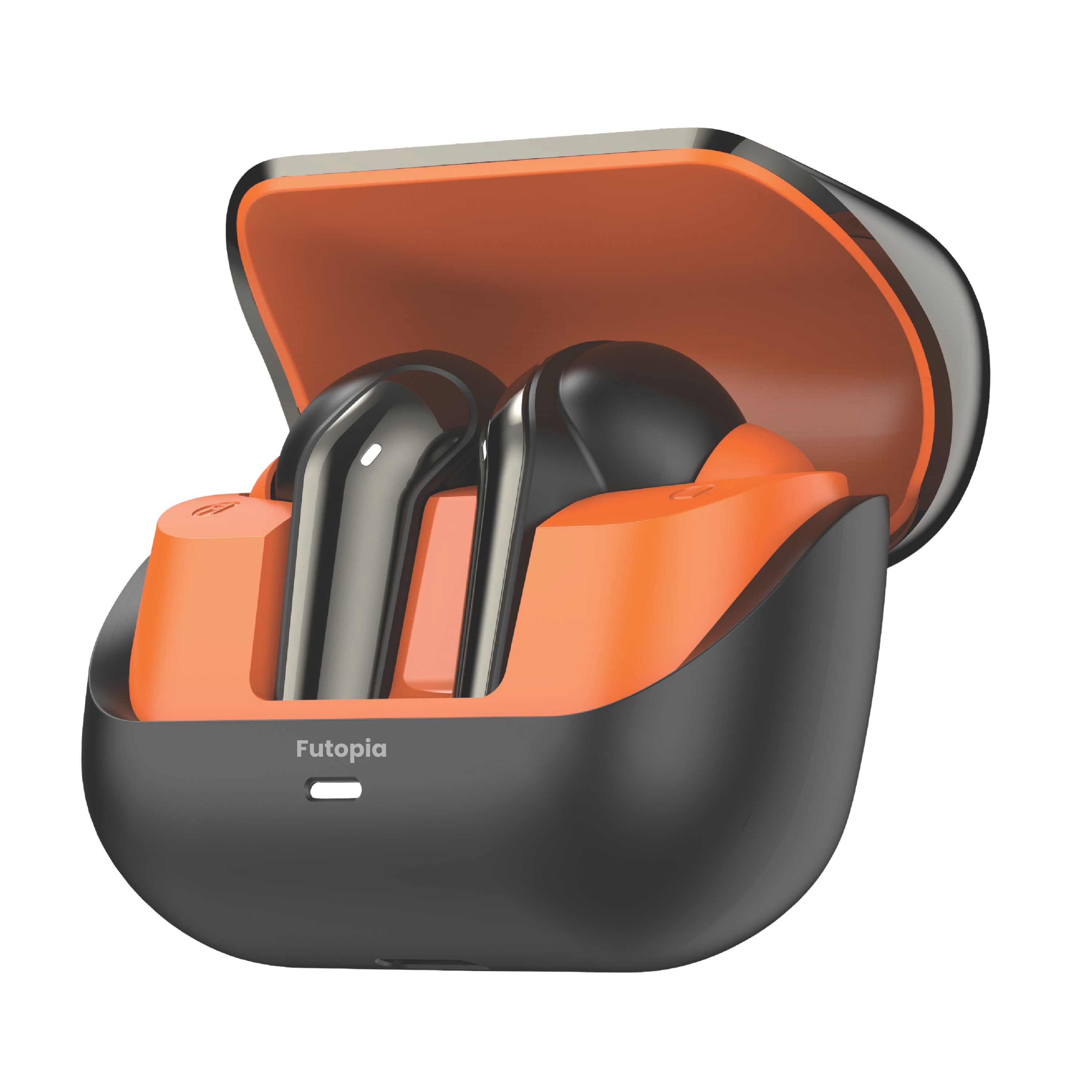 FUTOPIA Blast Pods True Wireless Earbuds with Bluetooth 5.4 | 13mm Dynamic Drivers | 300mAh Charging Case | Deep Bass Stereo Sound | Touch Controls | Type-C Fast Charging