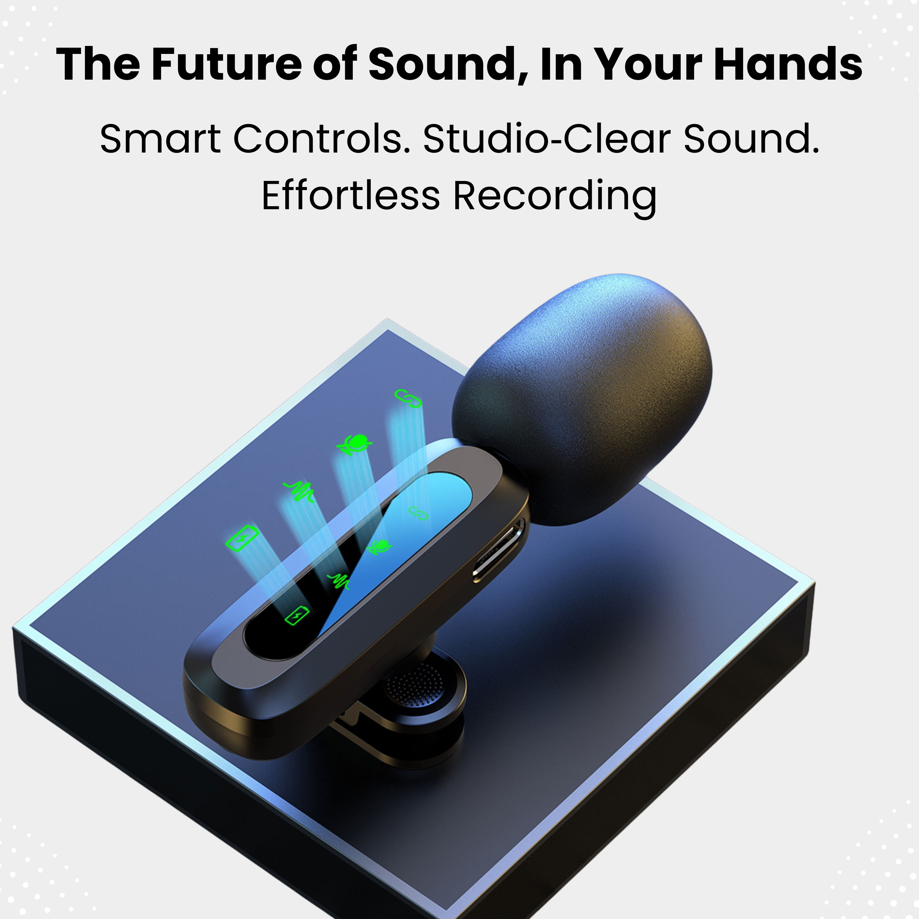 Futopia Wireless Lavalier Microphone, Plug & Play Clip-On Mic with Receiver, AI Noise Cancellation, 6H Battery Backup, USB-C Compatible for YouTube, Vlogging, Interview & Live Streaming