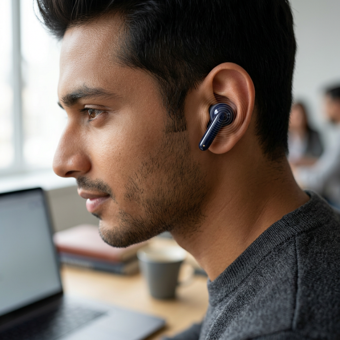 Futopia Wireless Bluetooth Earbuds v5.4 with Charging Case | 10mm HD Sound Drivers | Type-C Fast Charging | 4-5H Playtime | 10-15M Range | Lightweight In-Ear Headphones