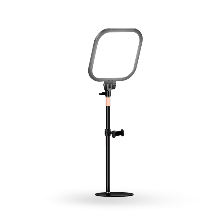 FUTOPIA Soft 25cm (10 Inch) Fill LED Ring Light Desk Lamp with Stand | 3 Adjustable Color Temperature Lighting | USB Used Perfect for Meetings & Live Streaming, Photo & Video