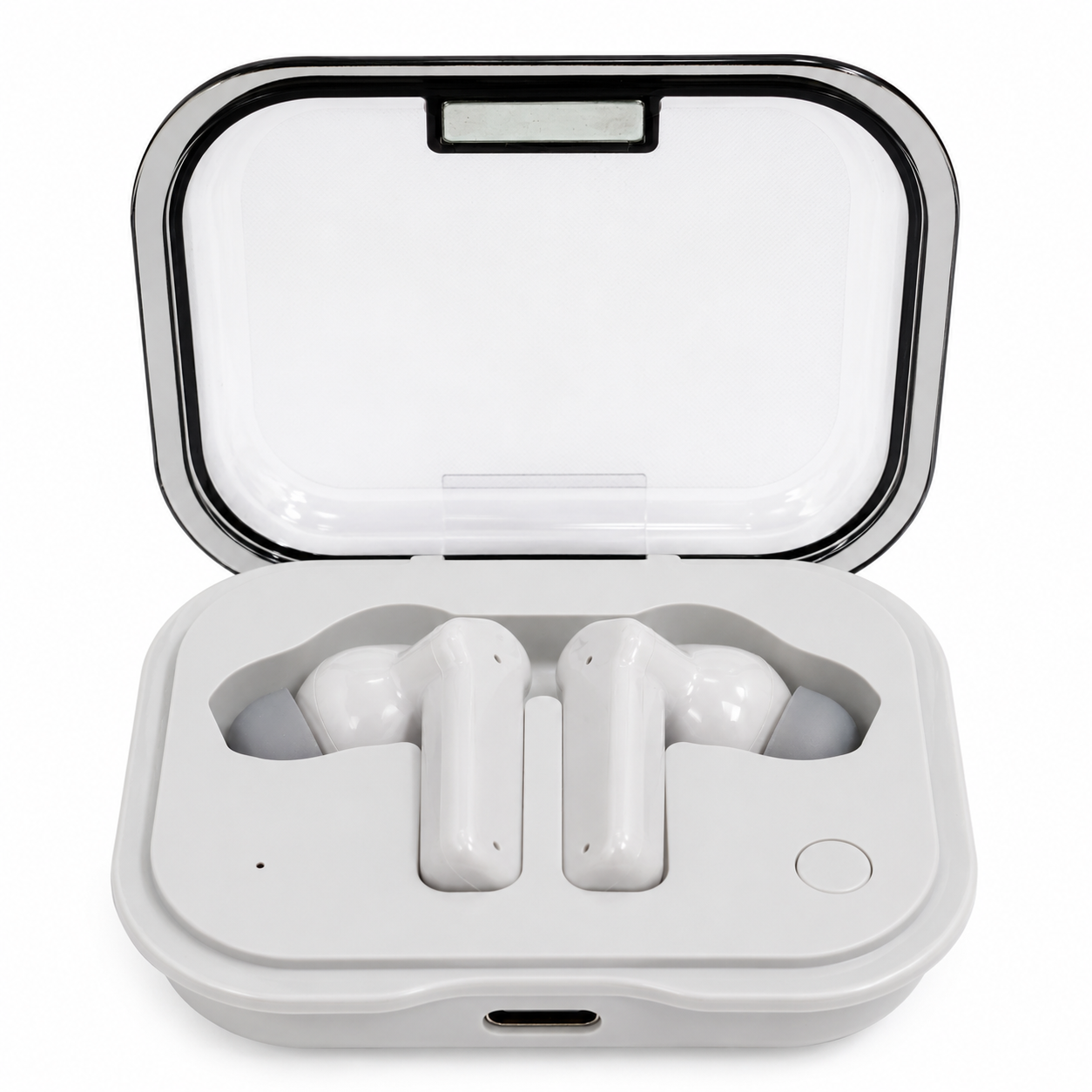 Futopia Wireless Earpods with Charging Case | Bluetooth 5.4 Earbuds, 11mm Drivers, Type-C Fast Charging, HD Sound & 3-4H Playtime (FGTWSNOEAR)