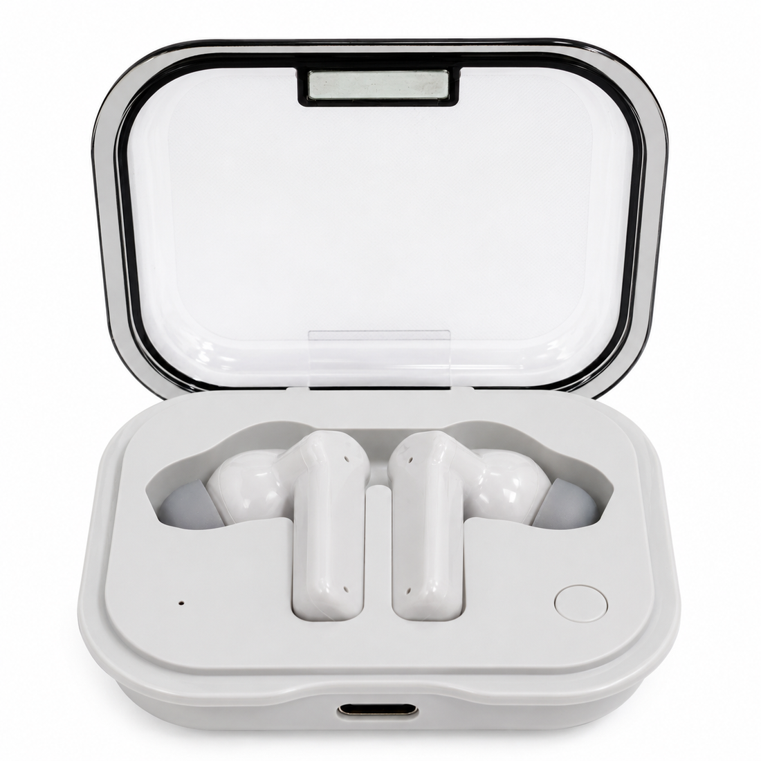 Futopia Wireless Earpods with Charging Case | Bluetooth 5.4 Earbuds, 11mm Drivers, Type-C Fast Charging, HD Sound & 3-4H Playtime (FGTWSNOEAR)