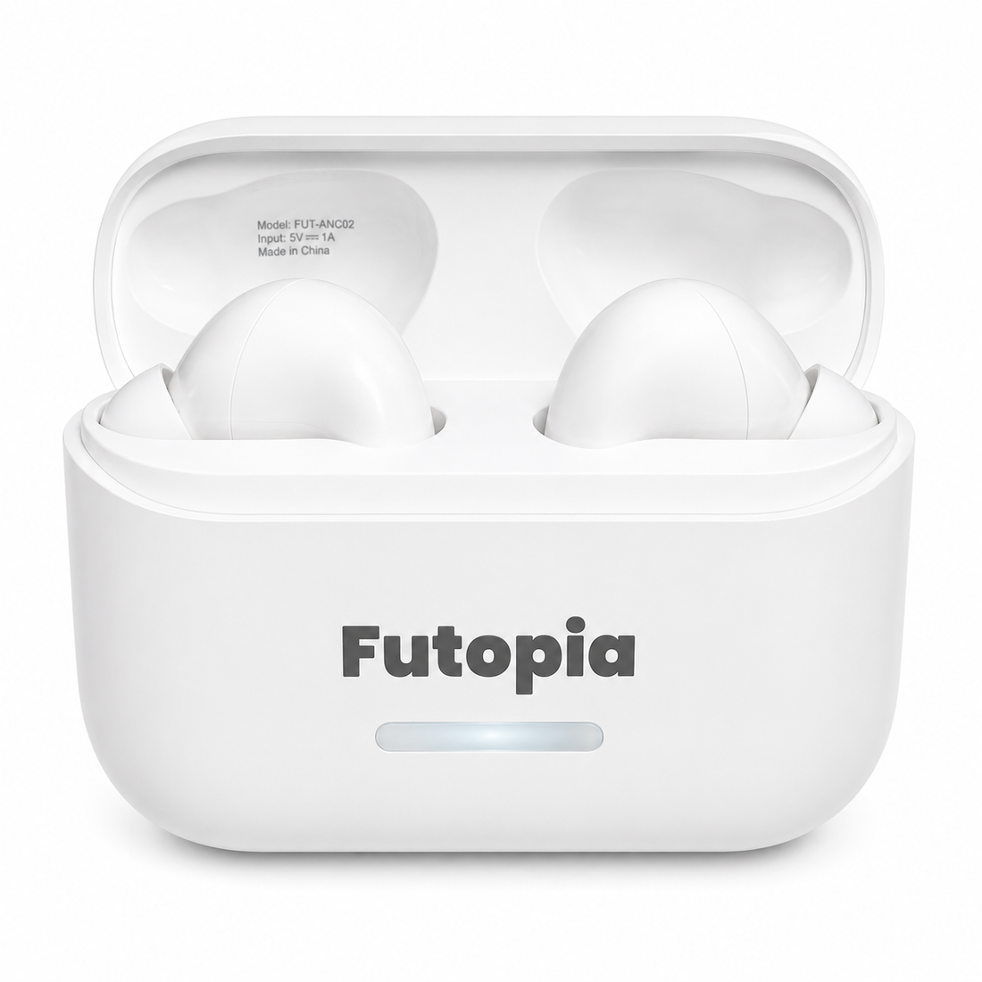 Futopia ANC Wireless Earpods with Charging Case | Bluetooth 5.4 Earbuds, Active Noise Cancellation, 13mm Drivers, Type-C Fast Charging & 4-5H Playtime (FGTWSANC3)