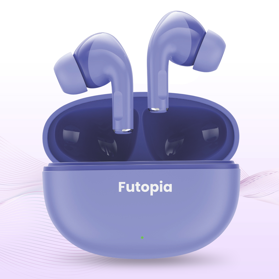 FUTOPIA FirePods Bluetooth 5.4 TWS Earbuds with 13mm Drivers, Deep Bass, Type-C Fast Charging & 200mAh Charging Case