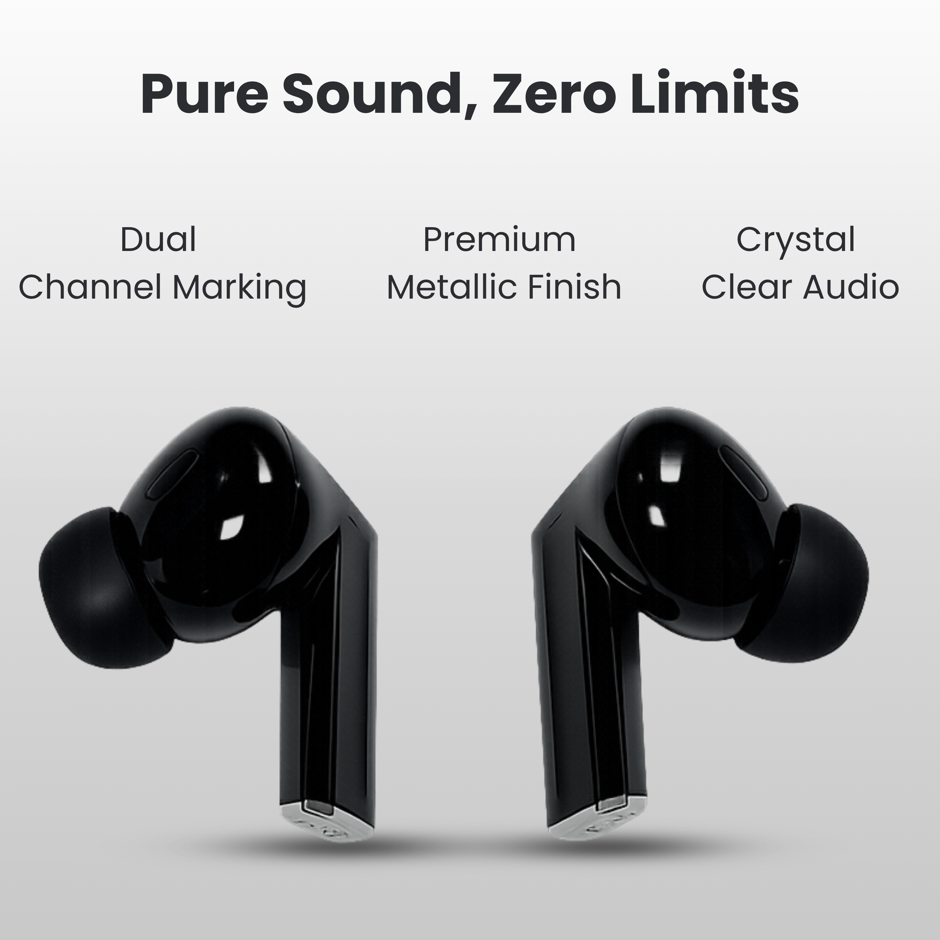 Futopia Wireless Earpods with Magnetic On/Off | Bluetooth 5.4 Earbuds, 13mm Drivers, Type-C Fast Charging, HD Sound & 4-5H Playtime (FGTWSBUDS3PRO)