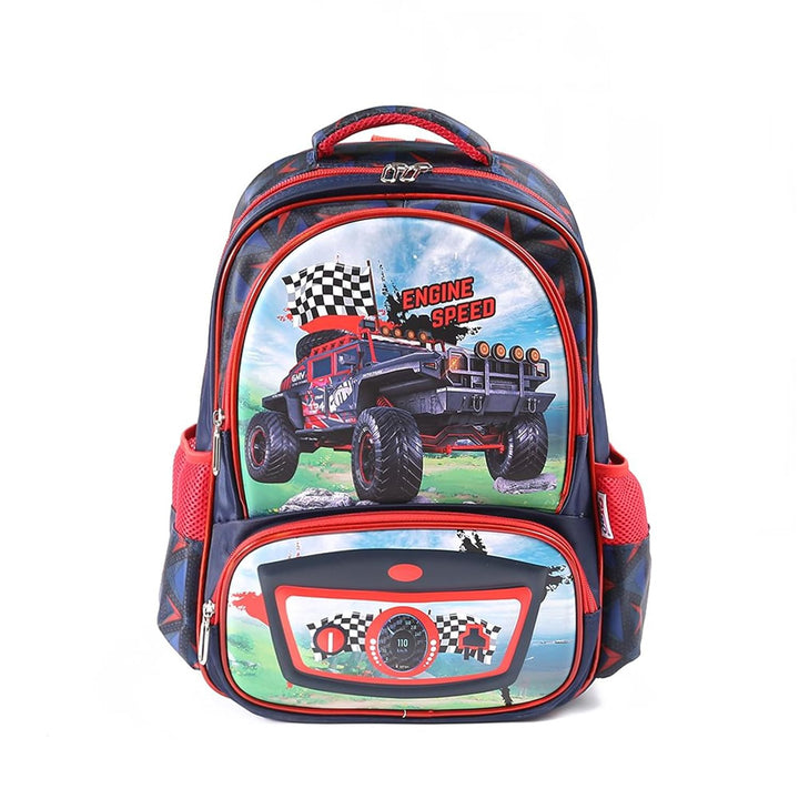 Futopia Kids' School Bag 3-Piece Set: Mixed Characters Backpack with Matching Lunch Bag & Pencil Case - Durable & Fun for Boys & Girls (Assorted Design)