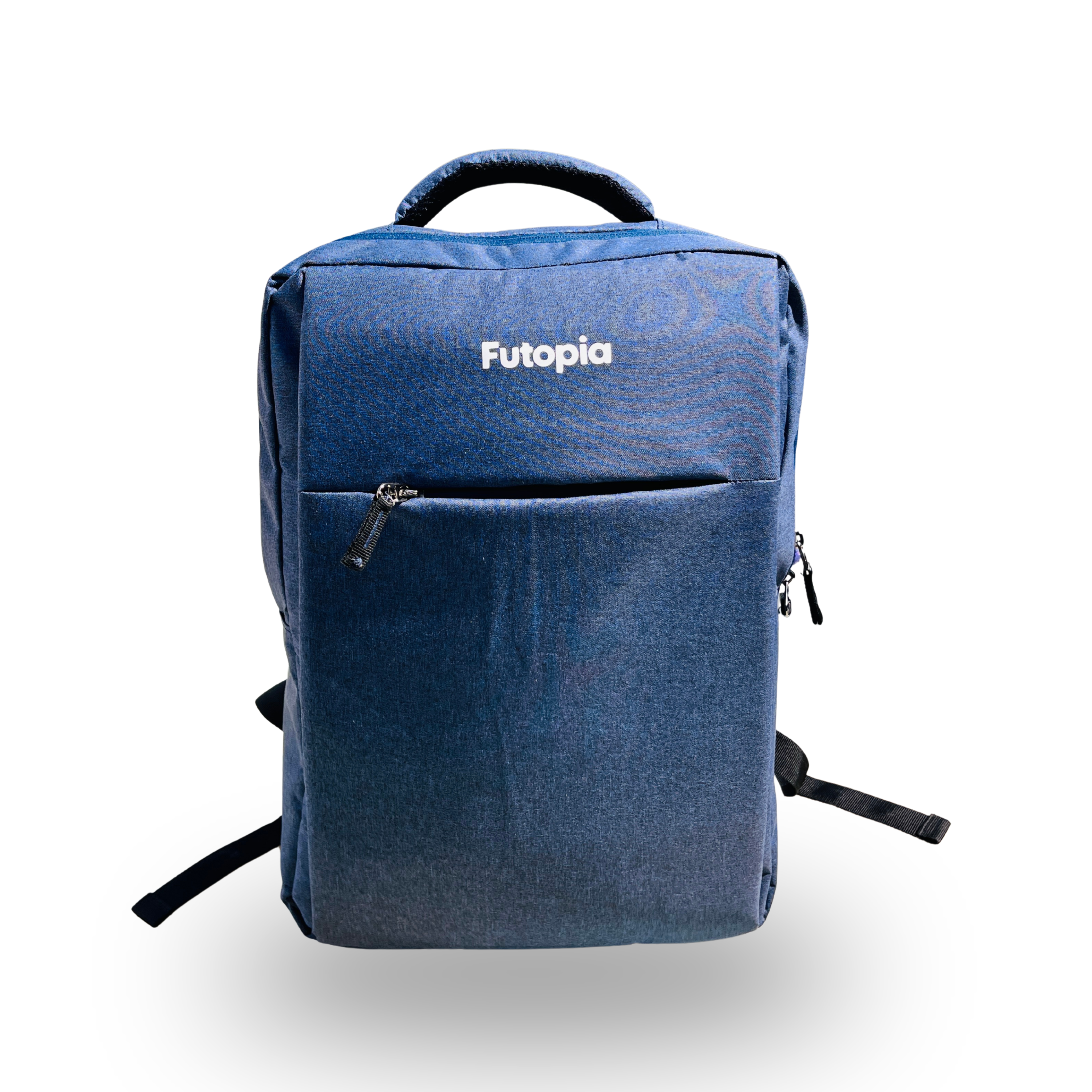 Futopia Premium 15.6-Inch Expandable Laptop Backpack – Water-Resistant Polyester Business Travel Bag with Wet/Dry Compartment & 2 Front Zipper Pockets