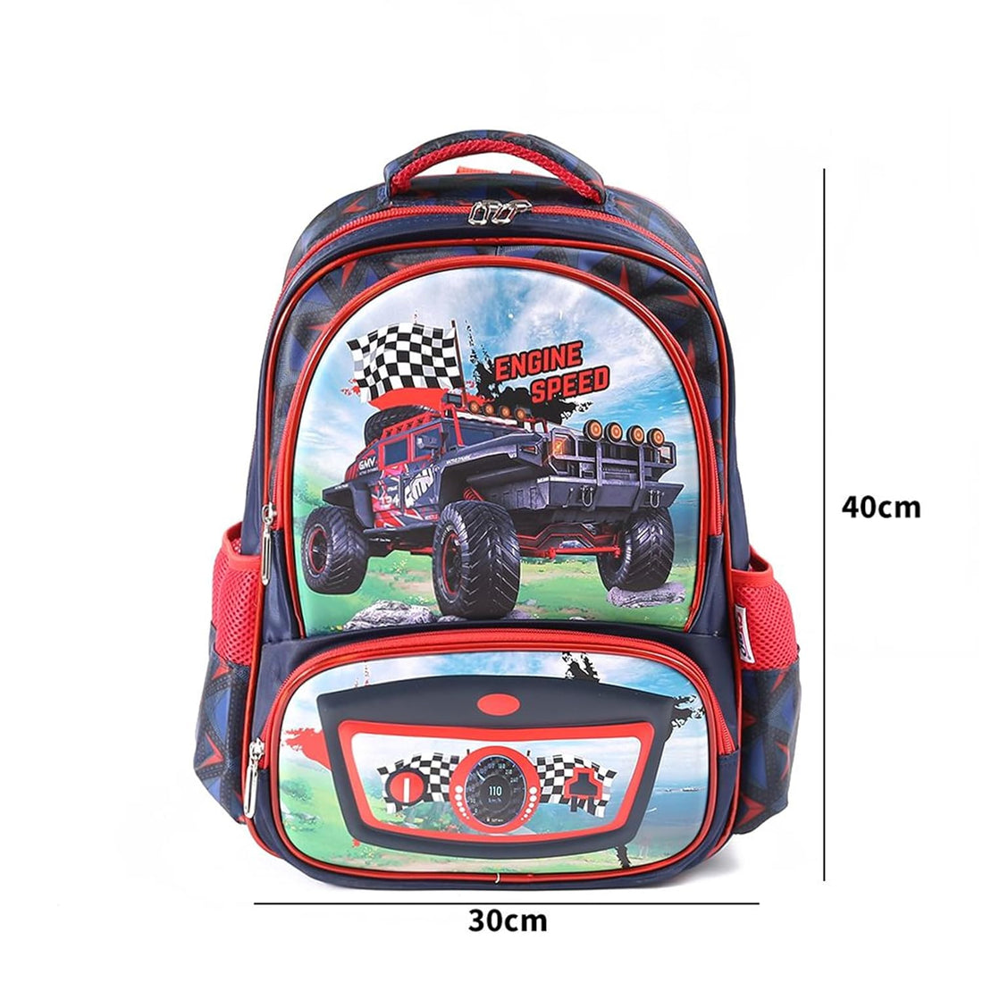 Futopia Kids' School Bag 3-Piece Set: Mixed Characters Backpack with Matching Lunch Bag & Pencil Case - Durable & Fun for Boys & Girls (Assorted Design)