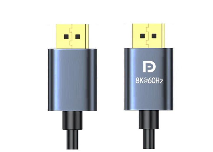 Futopia HDMI to HDMi DisplayPort Cable 1.5m (4K@60Hz, 2K@144Hz) Braided USB C to DP 1.2 Cord for Thunderbolt 3/4 For iPhone 17/16/15 Pro Max, MacBook M3/M2,...