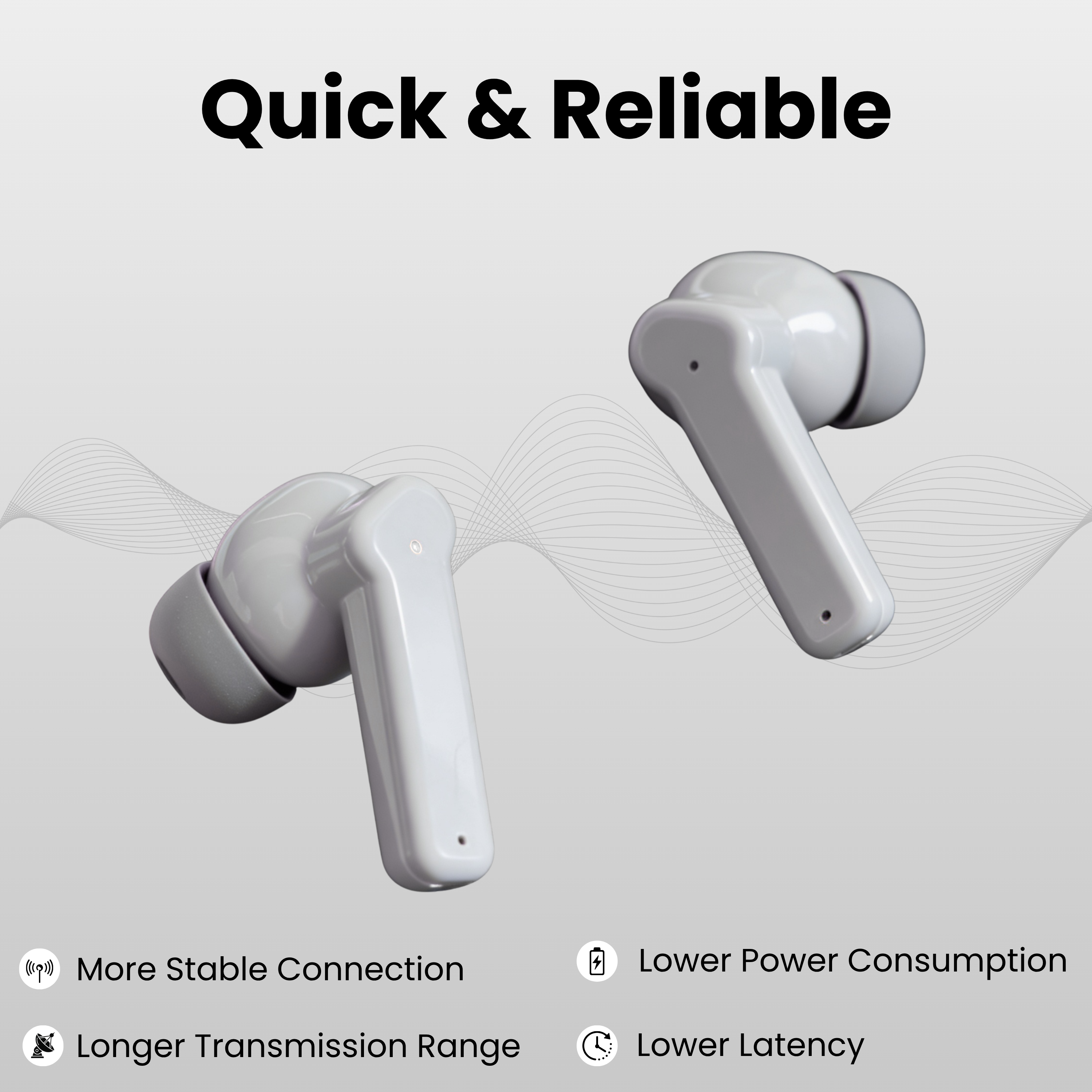 Futopia Wireless Earpods with Charging Case | Bluetooth 5.4 Earbuds, 11mm Drivers, Type-C Fast Charging, HD Sound & 3-4H Playtime (FGTWSNOEAR)