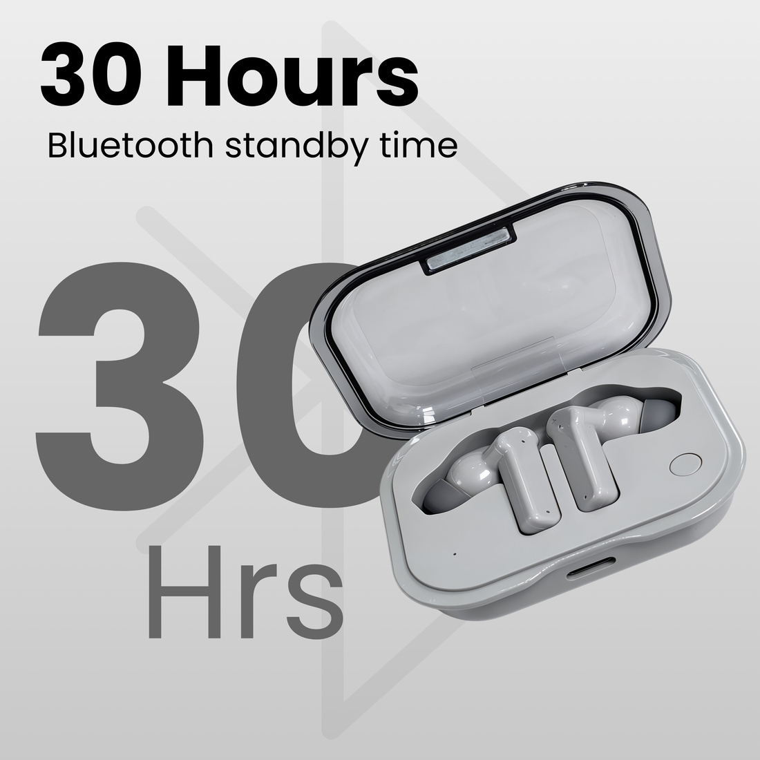 Futopia Wireless Earpods with Charging Case | Bluetooth 5.4 Earbuds, 11mm Drivers, Type-C Fast Charging, HD Sound & 3-4H Playtime (FGTWSNOEAR)