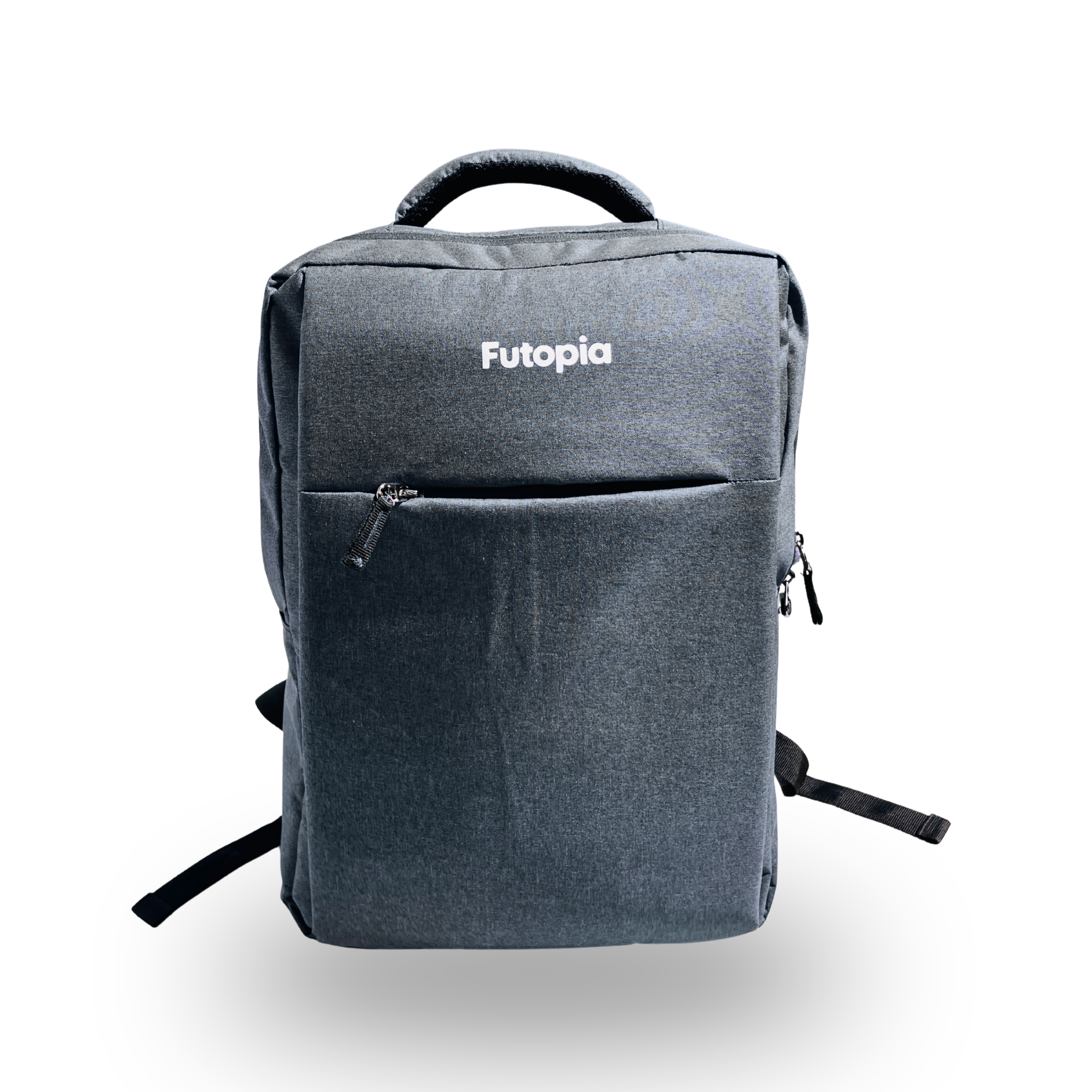 Futopia Premium 15.6-Inch Expandable Laptop Backpack – Water-Resistant Polyester Business Travel Bag with Wet/Dry Compartment & 2 Front Zipper Pockets