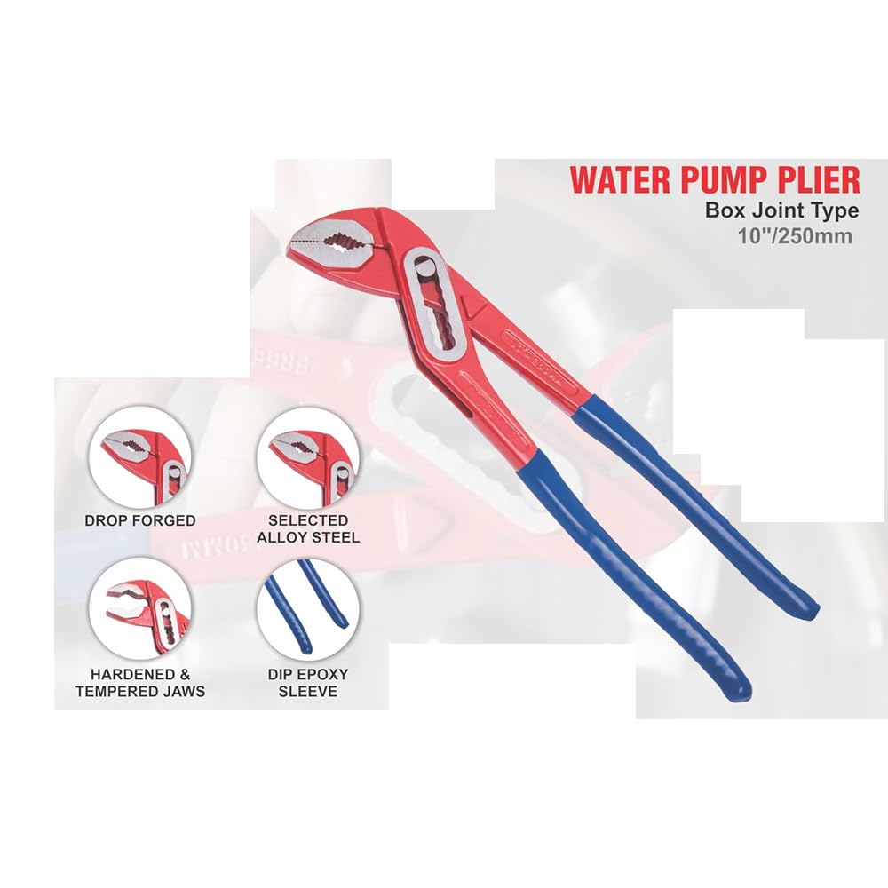 Novita Hand Tool WPPR10 10" Water Pump Pliers: Professional Grade for Home & Industrial Use