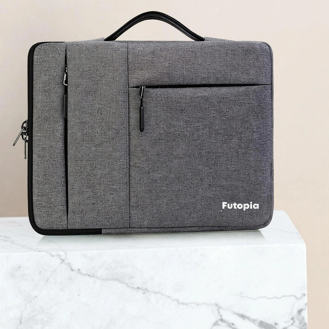 Futopia Laptop Sleeve Bag 13-13.6 Inch with Handle, Multi-Pocket with Zipper, Soft Padded Interior, Water Resistant Case Cover, Office Laptop & Tablet for Men & Women (Office, College & Travel)
