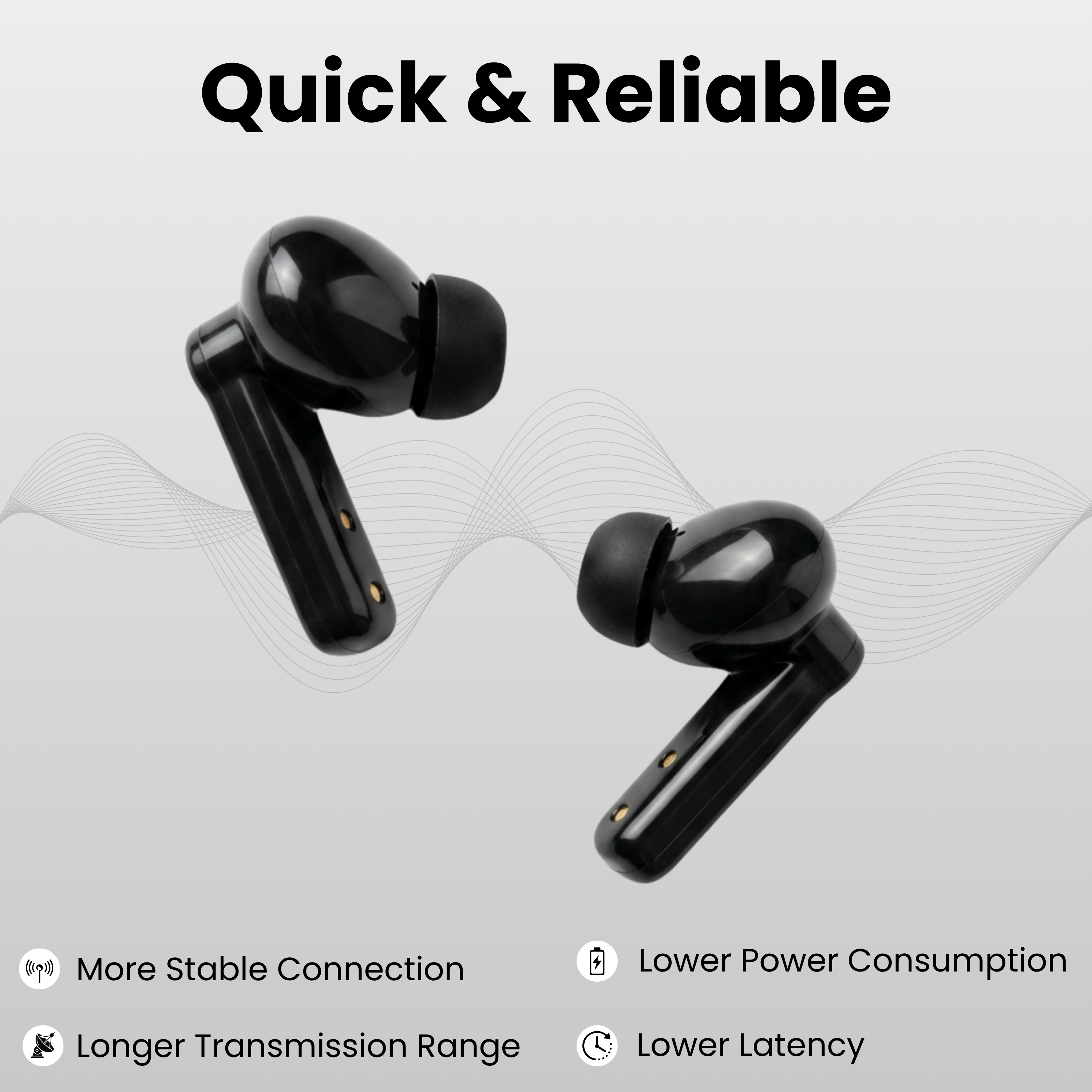 Futopia Wireless Earpods with Charging Case | Bluetooth 5.4 Earbuds, 11mm Drivers, Type-C Fast Charging, HD Sound & 3-4H Playtime (FGTWSNOEAR)