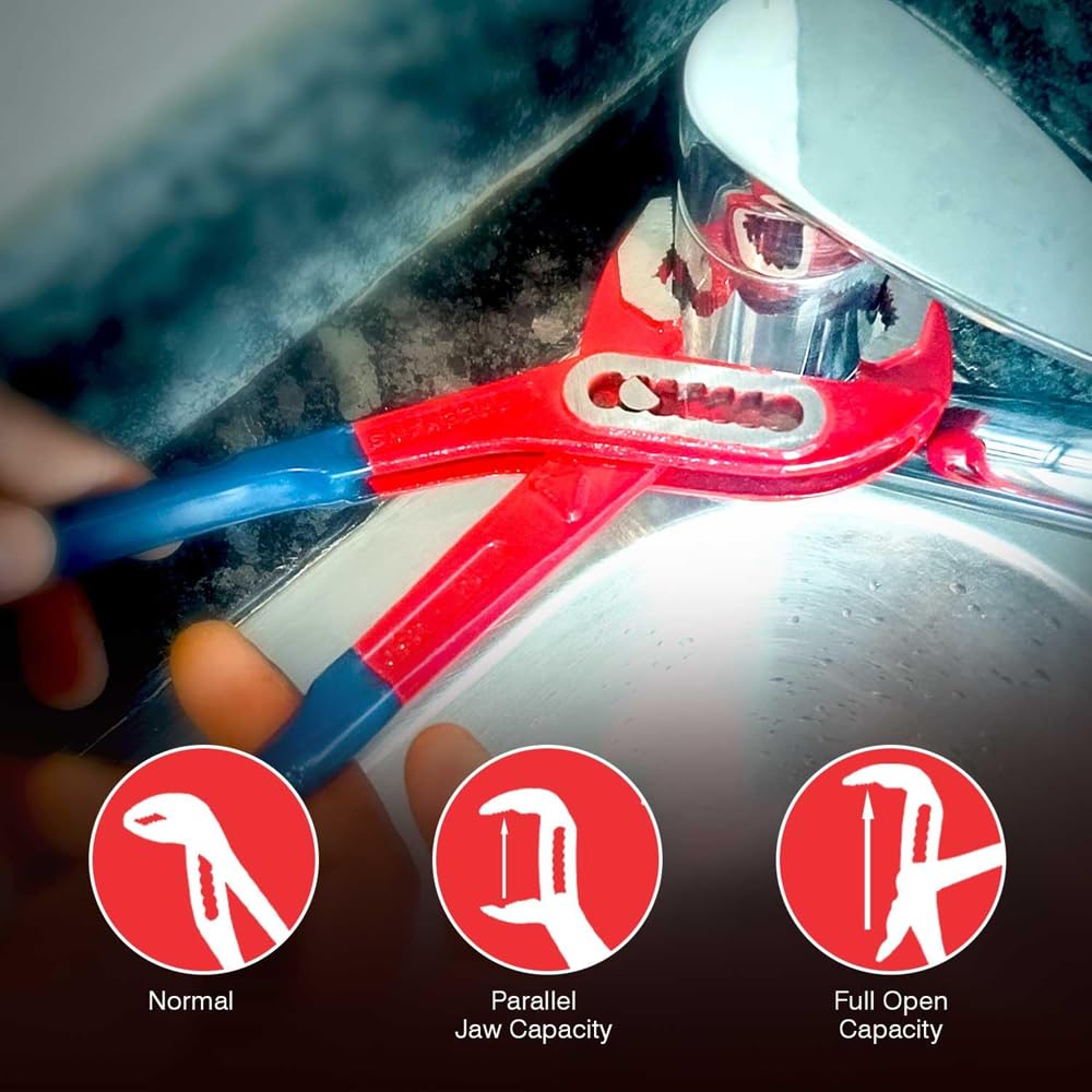 Novita Hand Tool WPPR10 10" Water Pump Pliers: Professional Grade for Home & Industrial Use
