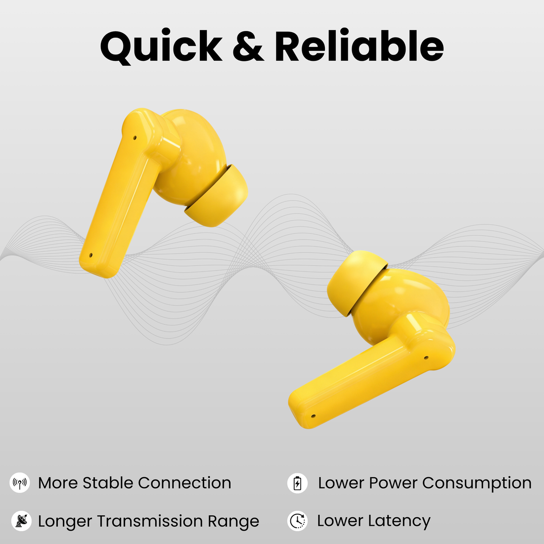 Futopia Wireless Earpods with Charging Case | Bluetooth 5.4 Earbuds, 11mm Drivers, Type-C Fast Charging, HD Sound & 3-4H Playtime (FGTWSNOEAR)