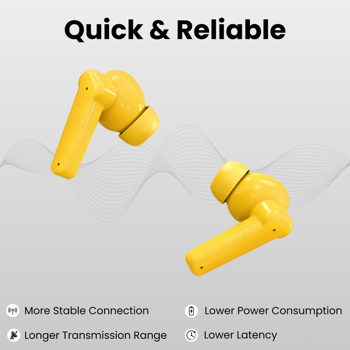 Futopia Wireless Earpods with Charging Case | Bluetooth 5.4 Earbuds, 11mm Drivers, Type-C Fast Charging, HD Sound & 3-4H Playtime (FGTWSNOEAR)