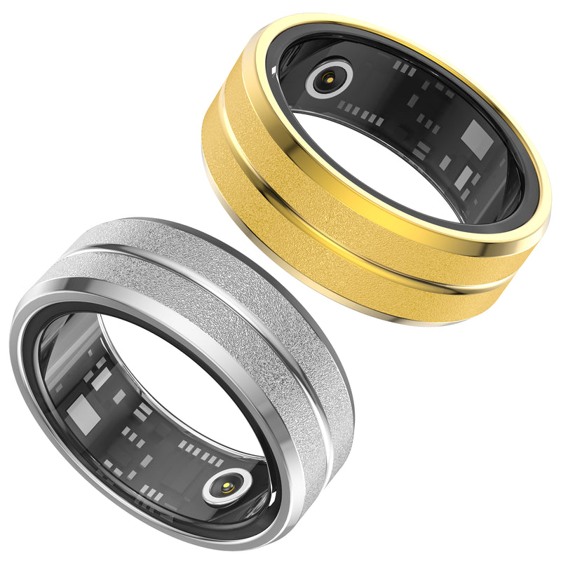 Futopia Starloop Smart Ring | Waterproof IP68 | Stainless Steel Shell | Bluetooth 5.1 | Heart Rate Sensor | Long Battery Life