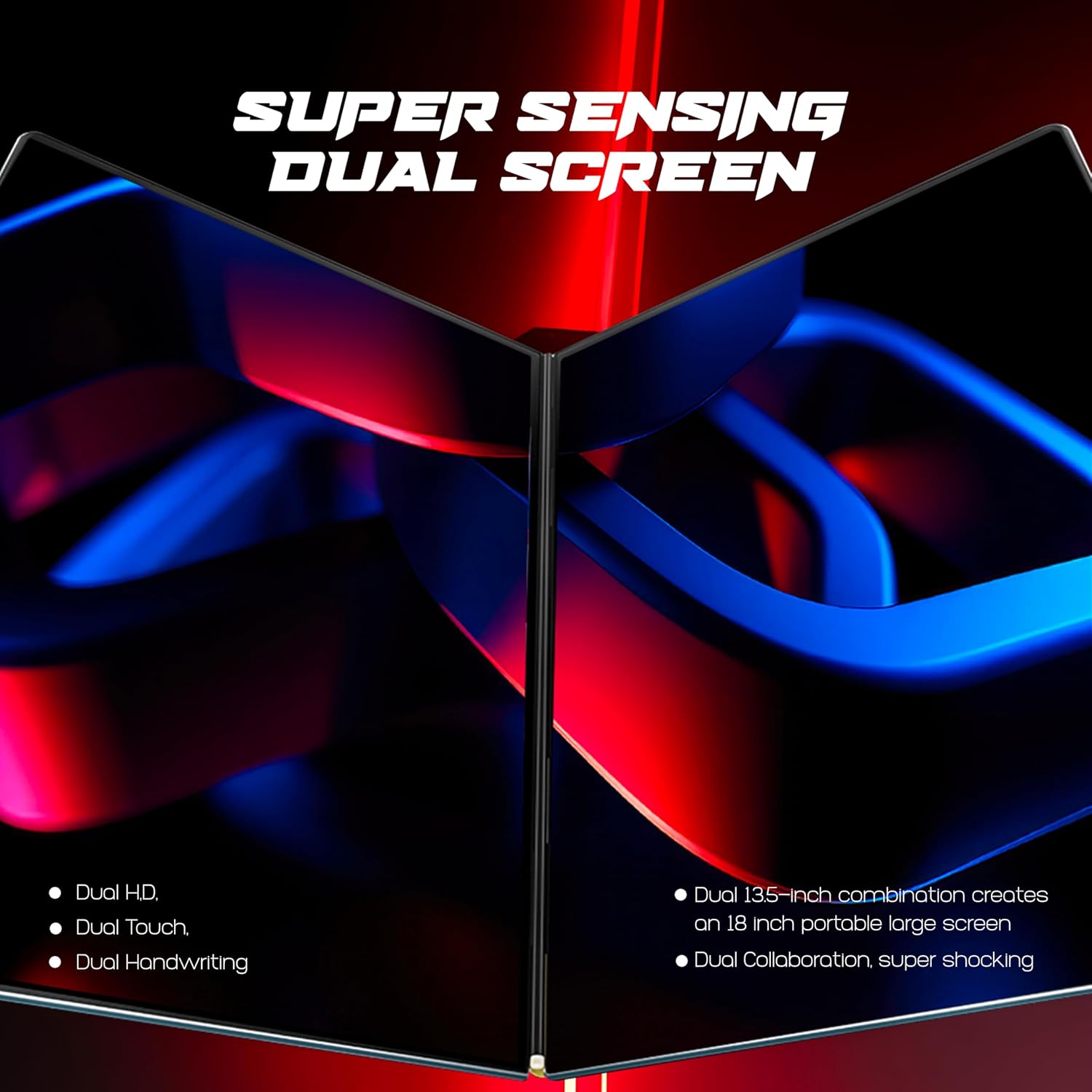 Ultimus APEX TwinX 2-in-1 Touchscreen Laptop 8 GB RAM 256 GB SSD Intel® Core™ i3-1215U, 27.8 cm x2 FHD Display, Win 11, Wi-Fi 6, Bluetooth 5.2, USB 3.2 Type-C 1.2Kg Silver