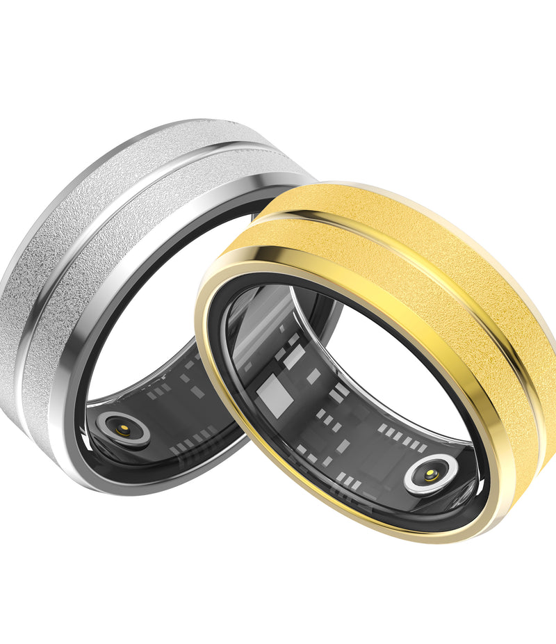 Futopia Starloop Smart Ring | Waterproof IP68 | Stainless Steel Shell | Bluetooth 5.1 | Heart Rate Sensor | Long Battery Life