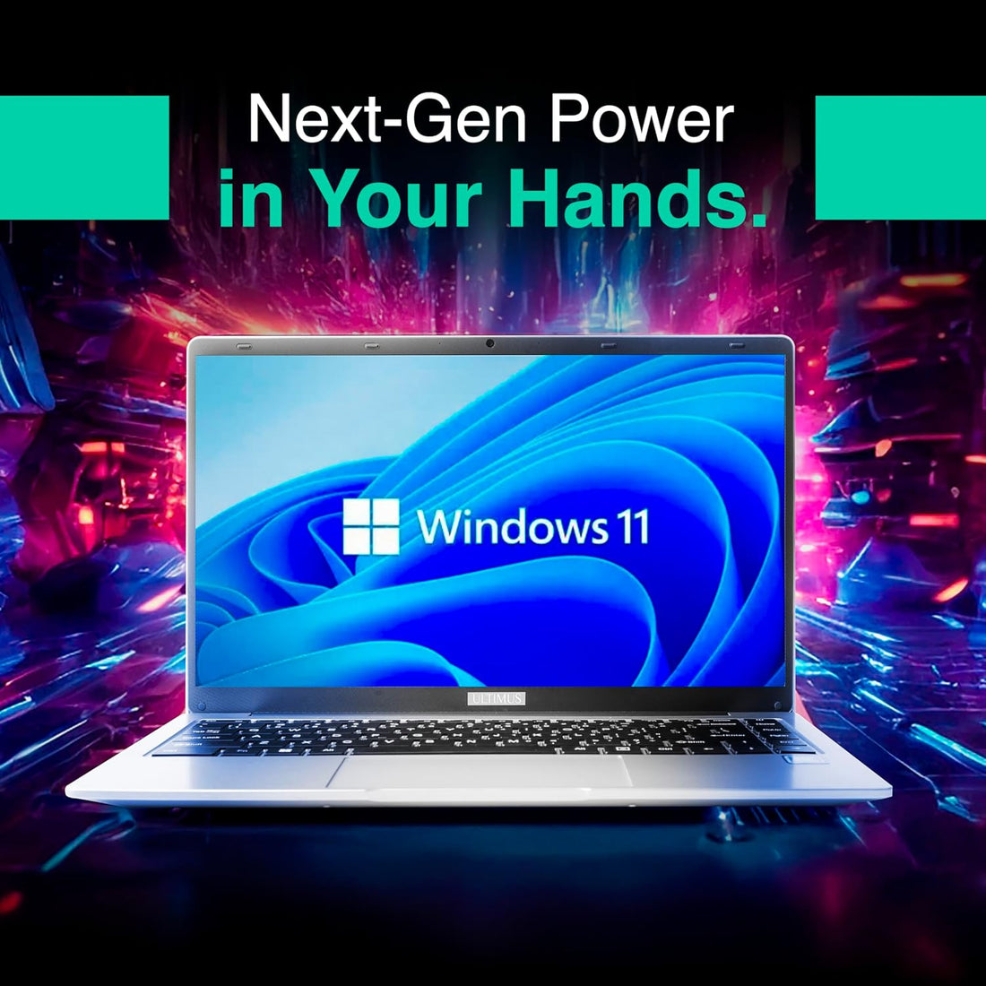 Ultimus Pentium Quad Core Laptop|Student & Office Work Laptop|Dual Storage SSD Expandable~1TB|1.2Kg|180° Hinge|Win 11 Home|8GB RAM 256GB|HDMI SD Card Slot | ‎Dual Speaker|Space Gray