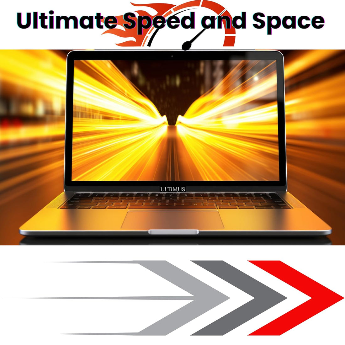 Ultimus Pentium Quad Core Laptop|Student & Office Work Laptop|Dual Storage SSD Expandable~1TB|1.2Kg|180° Hinge|Win 11 Home|8GB RAM 256GB|HDMI SD Card Slot | ‎Dual Speaker|Space Gray