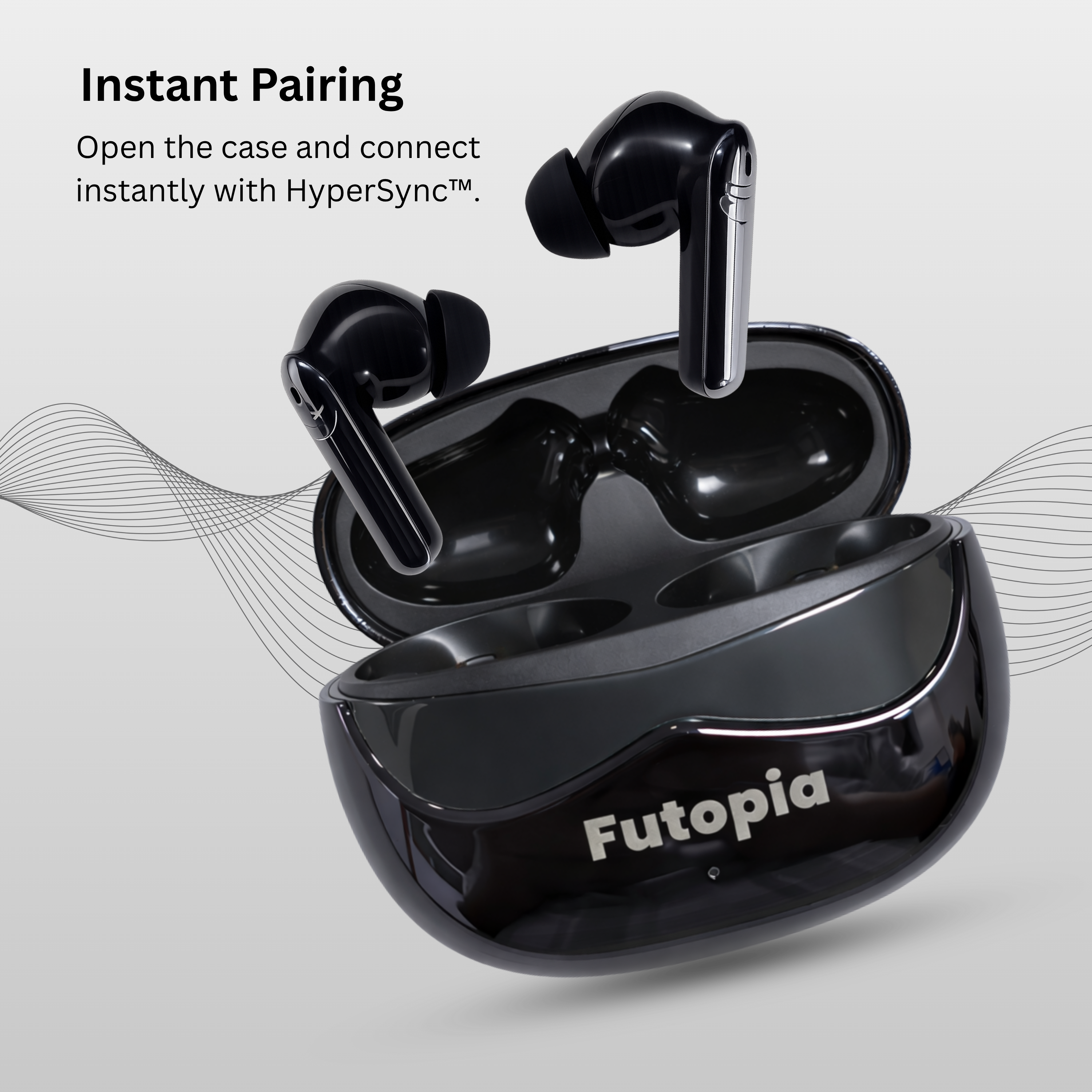 Futopia Wireless Earpods with Charging Case | Bluetooth Earbuds with HD Sound, Touch Control & Long Battery Life