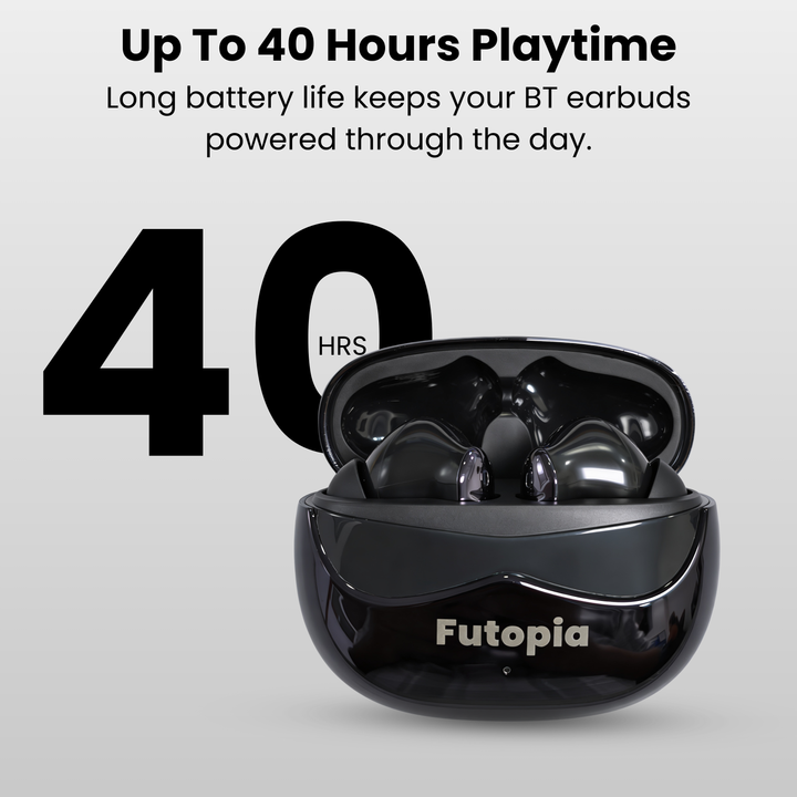 Futopia Wireless Earpods with Charging Case | Bluetooth Earbuds with HD Sound, Touch Control & Long Battery Life
