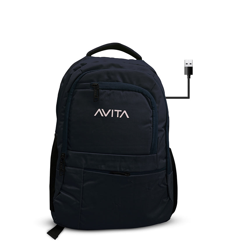 Avita USB Laptop Bag  (Black)