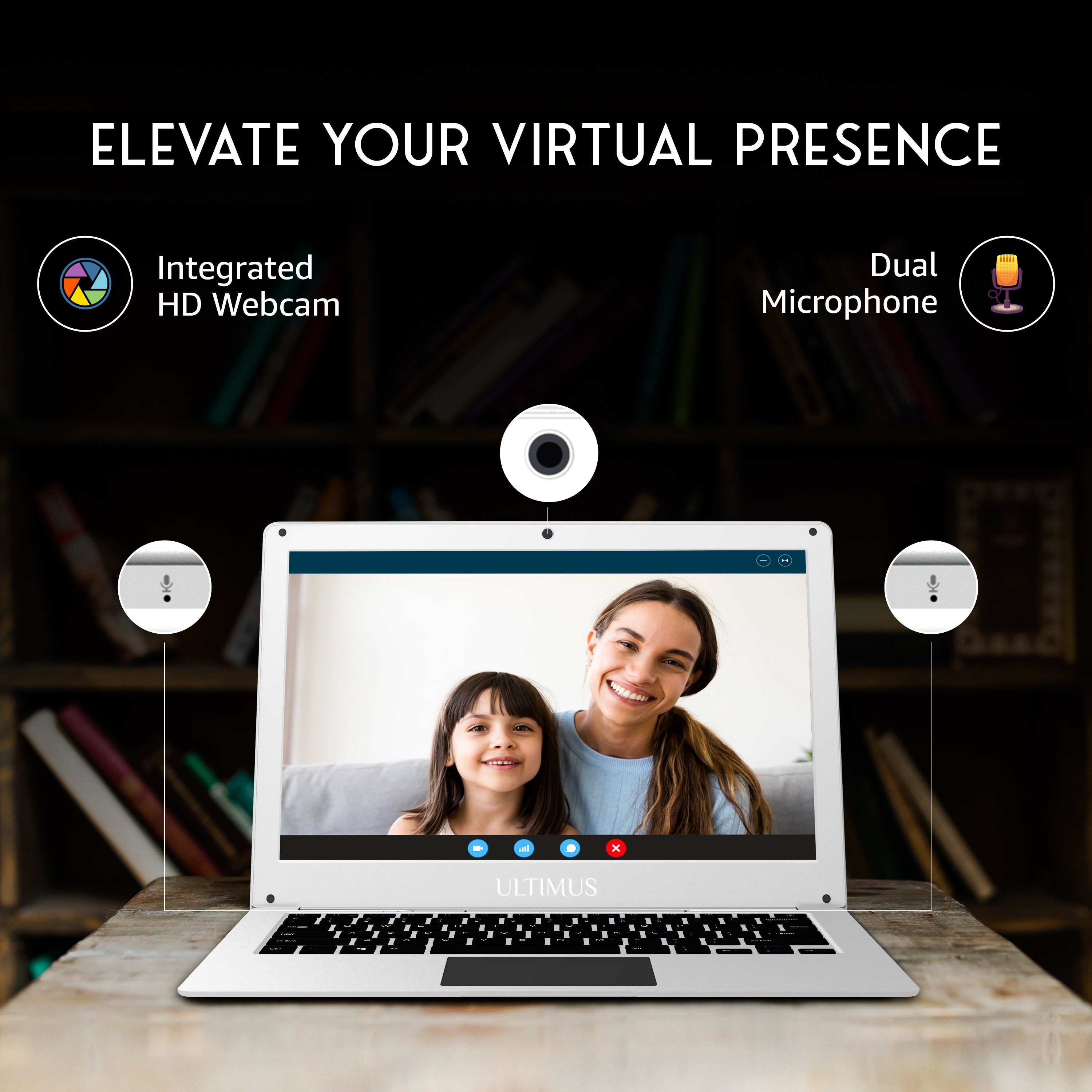 FUTOPIA ULTIMUS PRO Dual Core ~2.8GHz 8 GB DDR4 RAM/256 GB ~512 GB Expendable, 14.1-inch (35.8 cm) HD Display Win 11 Home 1.2 Kg Thin & Silver