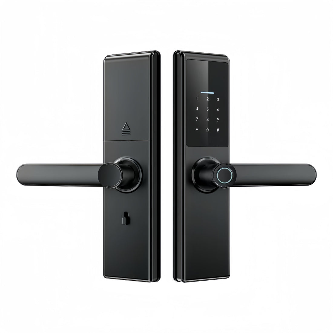 Futopia Fingerprint Smart Door Lock | App, Password, Card & Key Unlock | Aluminum Alloy Body | Tuya/TT Lock App | for 38–55mm Doors