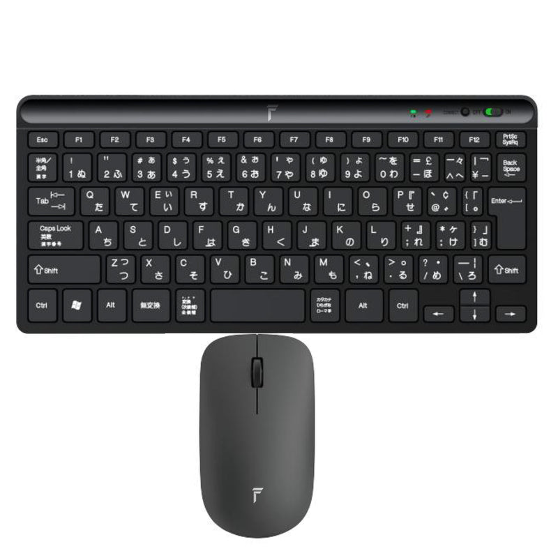 KB5027 + MS2207 Ultra-thin portable 3 device Bluetooth + 2.4G keyboard & mouse set