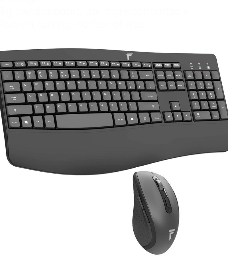 KB7001 + MS2237 wireless silent keyboard and mouse set