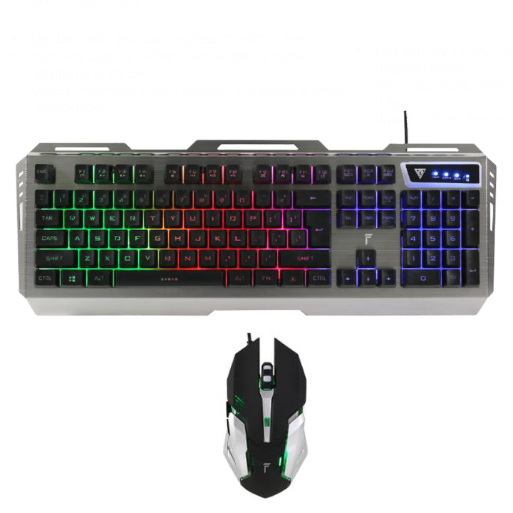 KB8021+MS3046 | High key cap, R1-R4 key cap height, is more comfortable to use