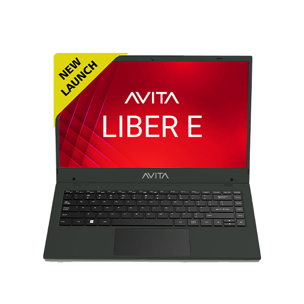 AVITA Liber E 12th Gen Intel core i5 1235U 8GB RAM 512GB SSD 14.1 (35.6 cm) FHD Display Windows 11 Home Charcoal Black 1.53 Kg Thin & Light