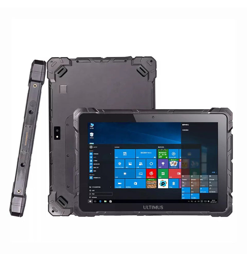 Ultimus 10″ Rugged IP67 Tablet With Windows 11 Pro, POE Power, RS232 Port, Intel 12th Alder Lake-N100(Quad-Core) Up To 3.4GHz, NFC/RIFD, Fingerprint, 2D Scanner, Active Pen, Custom SW/HW