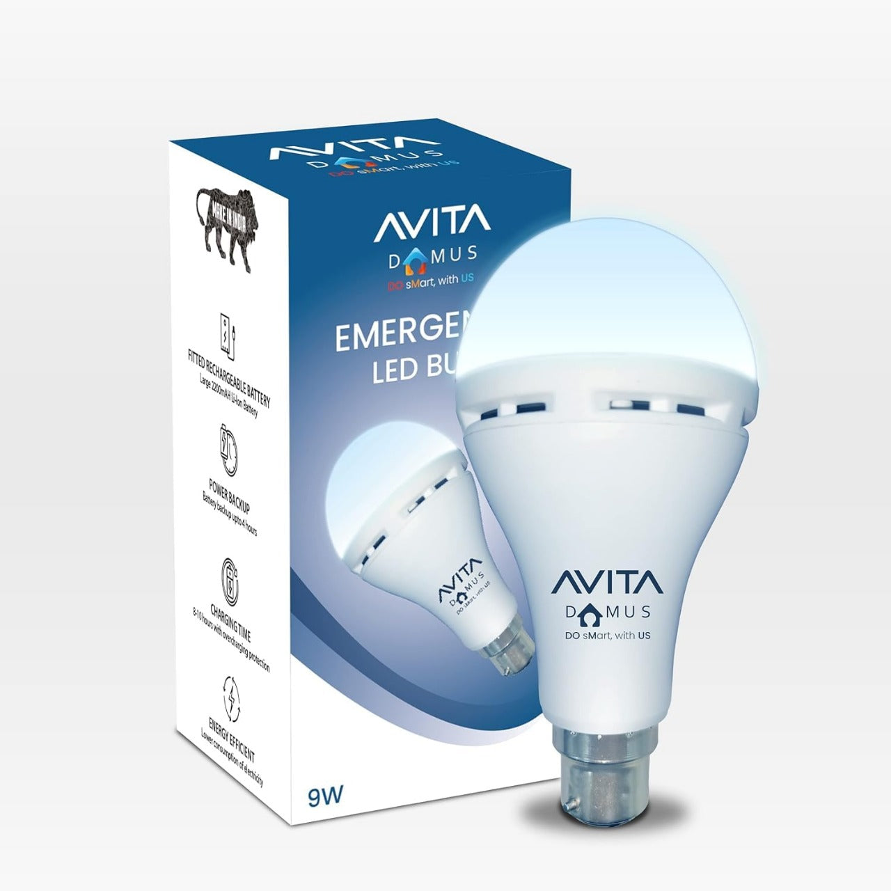 AVITA DOMUS 9W Emergency LED Bulb
