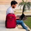 AvitaDomus Backpack Laptop Bag  (Maroon)