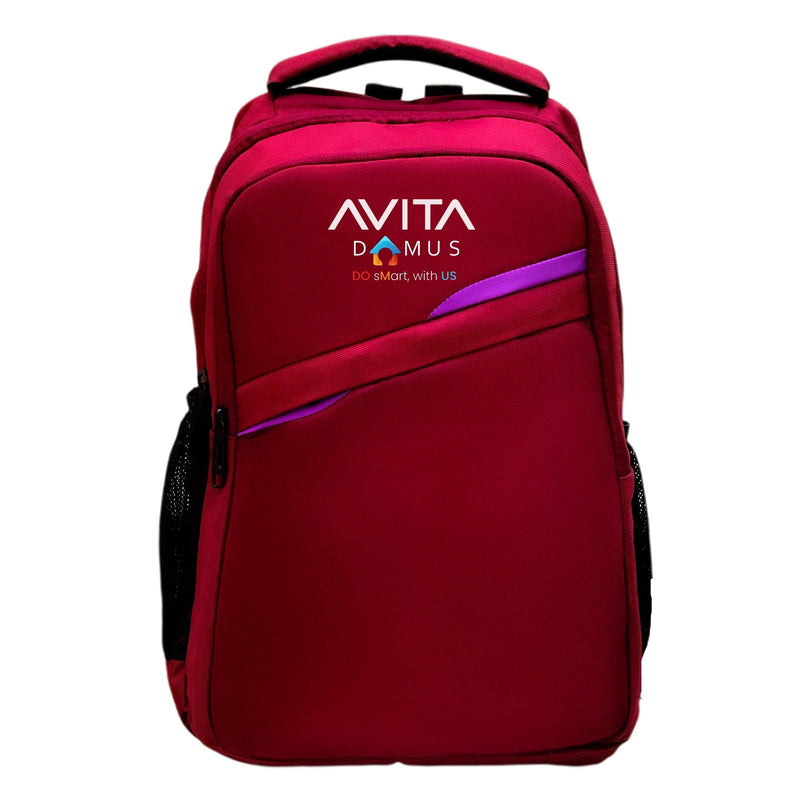 AvitaDomus Backpack Laptop Bag  (Maroon)