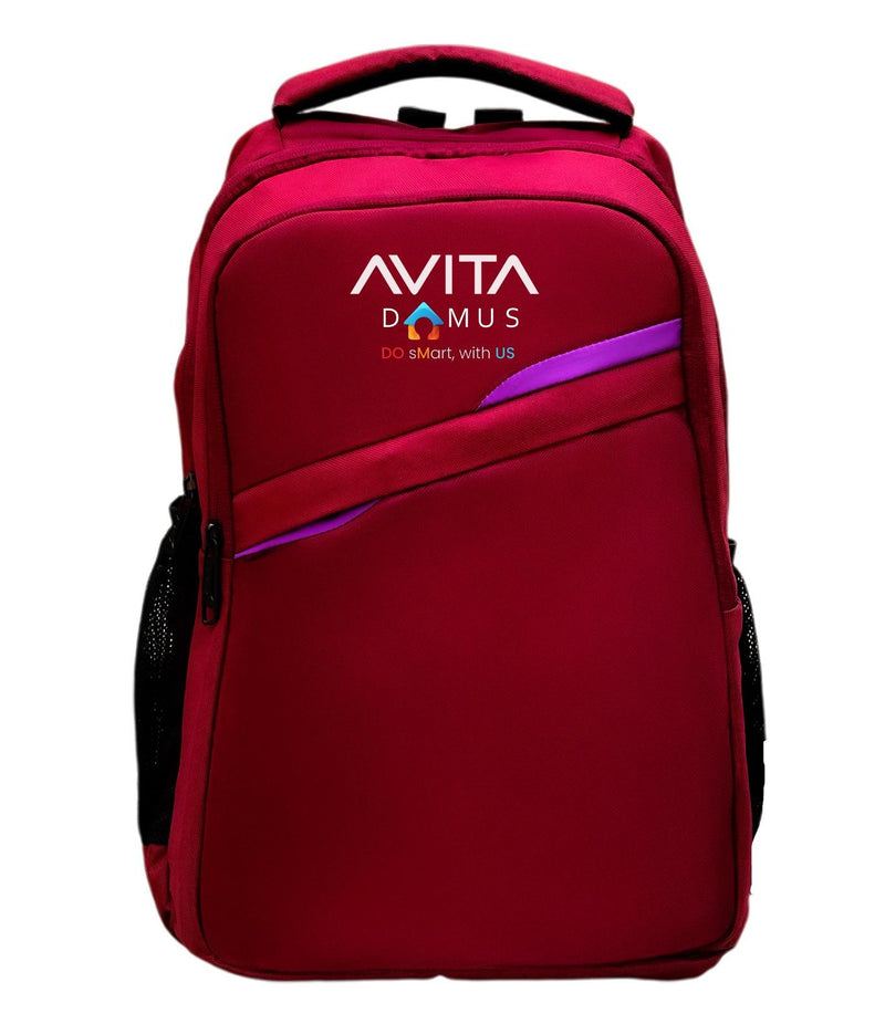 AvitaDomus Backpack Laptop Bag  (Maroon)