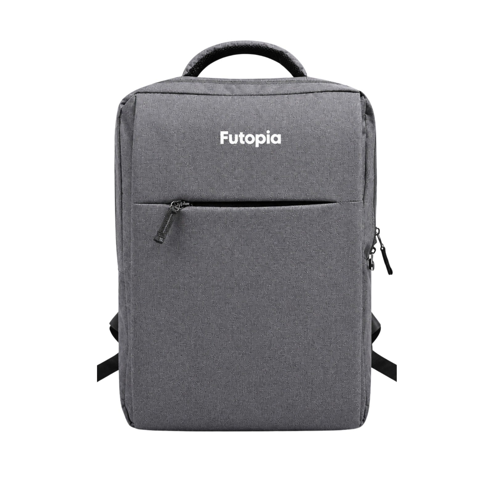 Futopia Premium 15.6-Inch Expandable Laptop Backpack – Water-Resistant Polyester Business Travel Bag with Wet/Dry Compartment & 2 Front Zipper Pockets