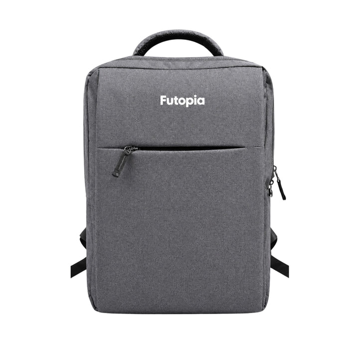 Futopia Premium 15.6-Inch Expandable Laptop Backpack – Water-Resistant Polyester Business Travel Bag with Wet/Dry Compartment & 2 Front Zipper Pockets