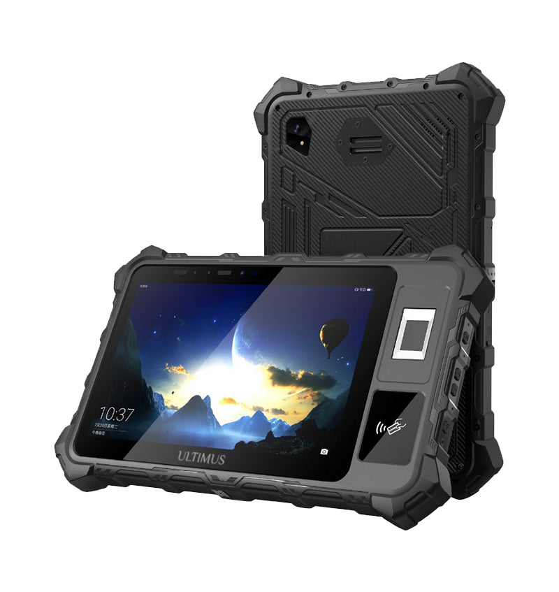 Ultimus 8″ Rugged IP66 Tablet With Android 13 GMS/ Linux OS, Iris Recognition, MT6762 Octa Core 2GHz, ID Card, NFC/RIFD, Fingerprint/ Face ID, 2D Scanner, Active Pen, 2D Scanner, Long-Term Support & OTA, Turnkey Solution