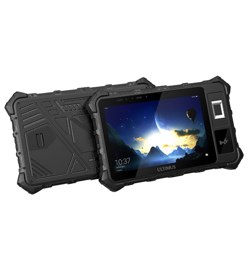 Ultimus 8″ Rugged IP66 Tablet With Android 13 GMS/ Linux OS, Iris Recognition, MT6762 Octa Core 2GHz, ID Card, NFC/RIFD, Fingerprint/ Face ID, 2D Scanner, Active Pen, 2D Scanner, Long-Term Support & OTA, Turnkey Solution