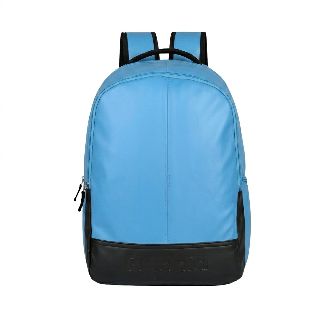 Premium 26L Capacity Backpack Casual Bag With Fit 15.6 Inch Laptop, Side And Front Side Zipp Store, Luggage Strap, Lightweight & Durable Design For Men & Women Perfect For Office & College -blue