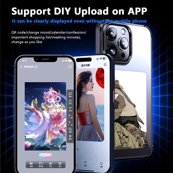 FUTOPIA Magic Shell Smart iPhone Cover E-Ink Technology NFC