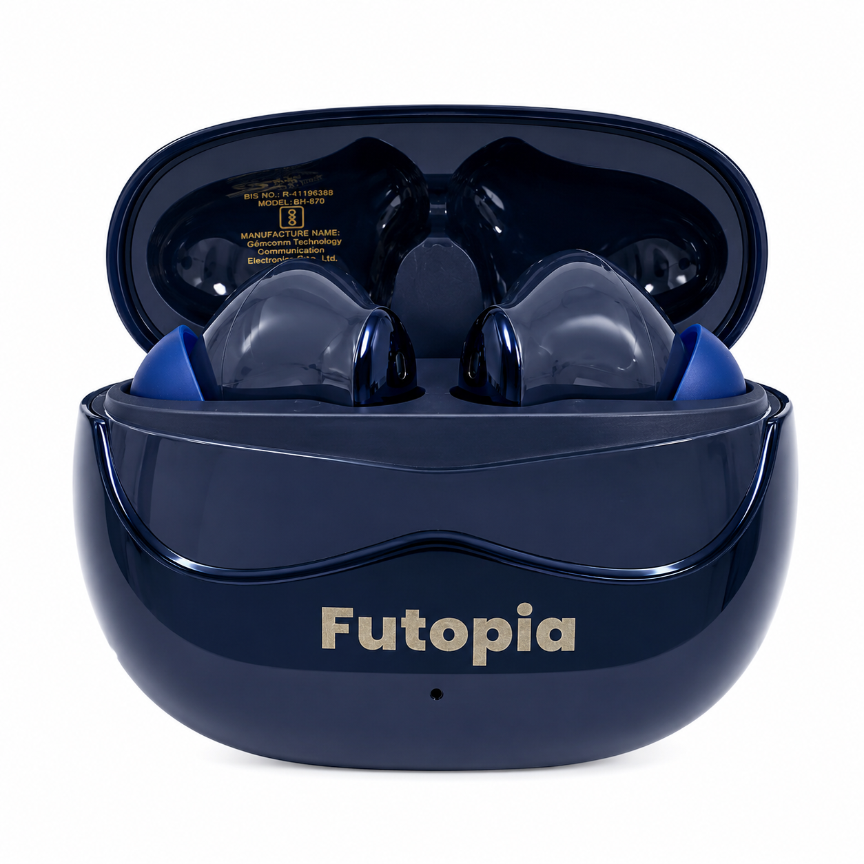 Futopia Wireless Earpods with Charging Case | Bluetooth 5.4 Earbuds, HD Sound, Deep Bass, Type-C Fast Charging & 4-5H Playtime